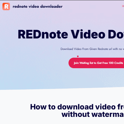 Logo for REDnote Video Downloader